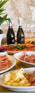 spuntini a buffet in Agriturismo a Verona